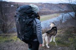 Husky Ranis 70l black batoh expediční