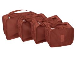 Husky Cestovný organizér Travel - set 4ks dark orange