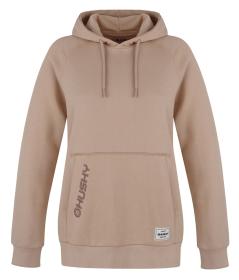 Husky Buggy L beige dámská bavlněná mikina