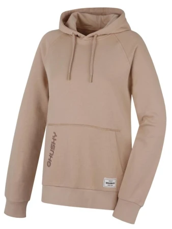 Husky Buggy L beige dámská bavlněná mikina