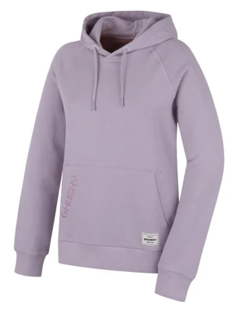 Husky Buggy L light purple dámská bavlněná mikina