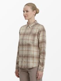 Husky Gaia L beige dámská flanelová košile