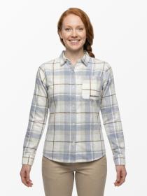 Husky Gaia L light blue dámská flanelová košile