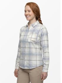 Husky Gaia L light blue dámská flanelová košile