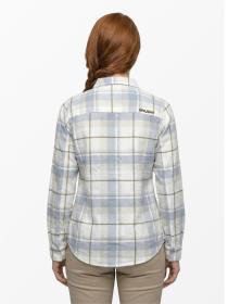 Husky Gaia L light blue dámská flanelová košile