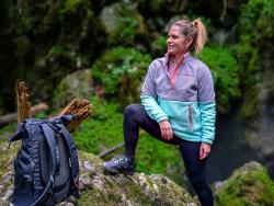 Husky Addy L black dámská fleecová mikina