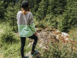 Husky Addy L black dámská fleecová mikina