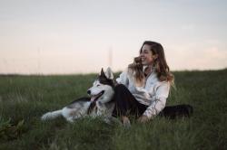 Husky Addy L black dámská fleecová mikina