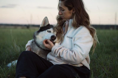 Husky Addy L black dámská fleecová mikina