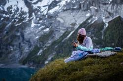 Husky Addy L purple/mint dámska fleecová mikina