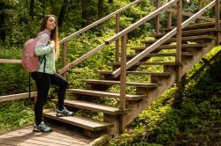 Husky Addy L purple/mint dámska fleecová mikina