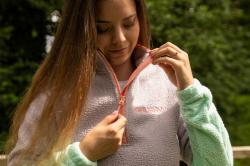 Husky Addy L purple/mint dámska fleecová mikina