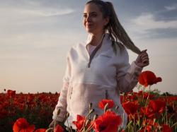 Husky Addy L purple/mint dámska fleecová mikina