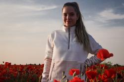 Husky Addy L purple/mint dámska fleecová mikina