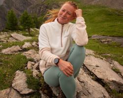 Husky Addy L purple/mint dámska fleecová mikina