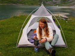 Husky Addy L purple/mint dámska fleecová mikina