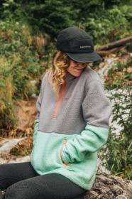 Husky Addy L purple/mint dámska fleecová mikina