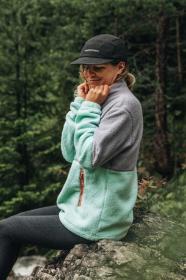 Husky Addy L purple/mint dámska fleecová mikina