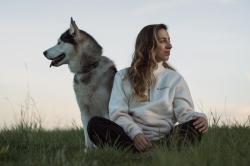 Husky Addy L purple/mint dámska fleecová mikina