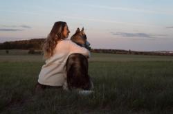 Husky Addy L purple/mint dámska fleecová mikina