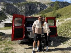 Husky Addy L purple/mint dámska fleecová mikina