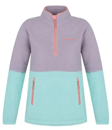 Husky Addy L purple/mint dámská fleecová mikina