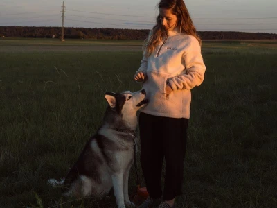 Husky Addy L purple/mint dámská fleecová mikina