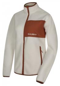 Husky Addy Zip L beige dámská fleecová mikina