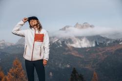 Husky Addy Zip L faded green dámska fleecová mikina