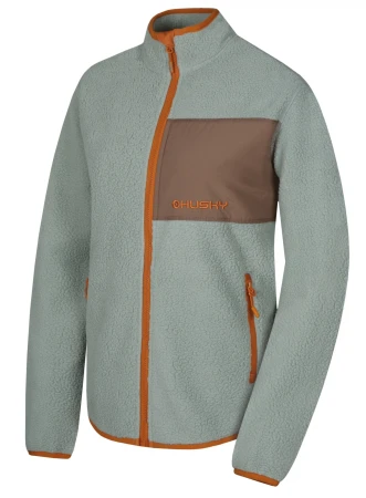 Husky Addy Zip L faded green dámská fleecová mikina