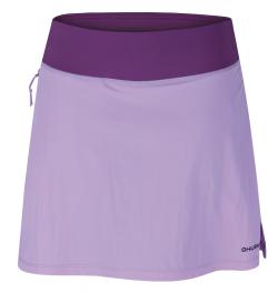 Husky Flamy L purple dámská funkční sukně se šortkami
