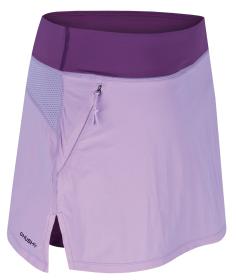 Husky Flamy L purple dámská funkční sukně se šortkami