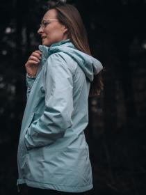 Husky Neoni L light blue dámská hardshell bunda