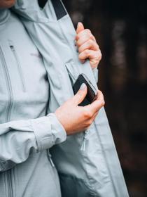 Husky Neoni L light blue dámská hardshell bunda