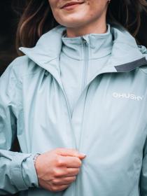 Husky Neoni L light blue dámská hardshell bunda