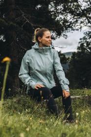 Husky Neoni L light blue dámská hardshell bunda