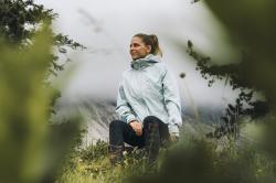 Husky Neoni L light blue dámská hardshell bunda