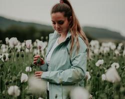 Husky Neoni L light blue dámská hardshell bunda