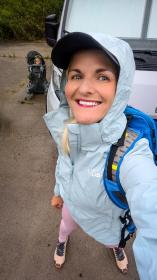 Husky Neoni L light blue dámská hardshell bunda