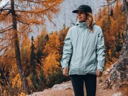 Husky Neoni L light blue dámská hardshell bunda