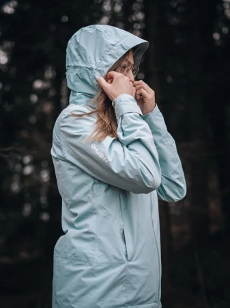 Husky Neoni L light blue dámská hardshell bunda