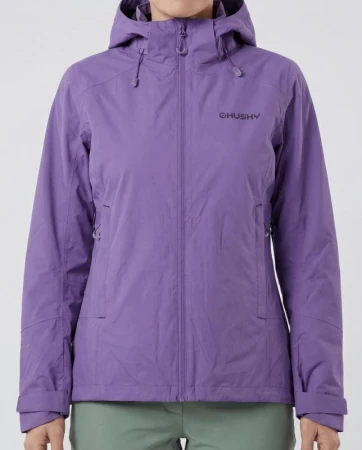Husky Neoni L purple dámská hardshell bunda