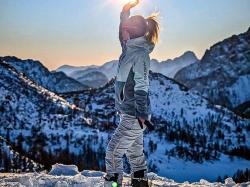 Husky Nicco L mint/turquoise dámská lyžařská bunda