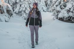 Husky Nicco L mint/turquoise dámská lyžařská bunda