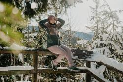 Husky Nicco L mint/turquoise dámská lyžařská bunda