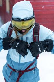 Husky Nicco L mint/turquoise dámská lyžařská bunda