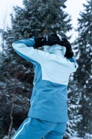 Husky Nicco L mint/turquoise dámská lyžařská bunda