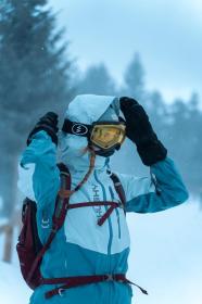 Husky Nicco L mint/turquoise dámská lyžařská bunda