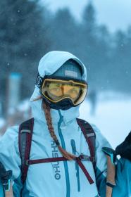 Husky Nicco L mint/turquoise dámská lyžařská bunda