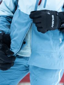 Husky Nicco L mint/turquoise dámská lyžařská bunda